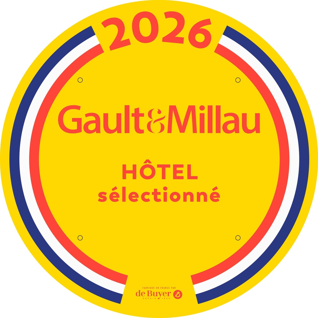 Plaque hôtel 2026